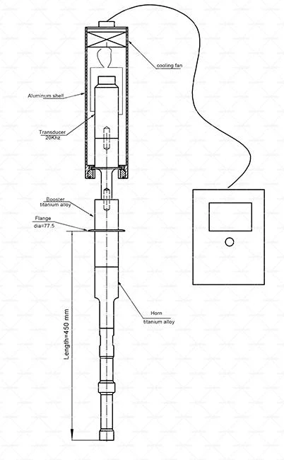 Ultrasonic dispering machine Ultrasonic dispering machine
